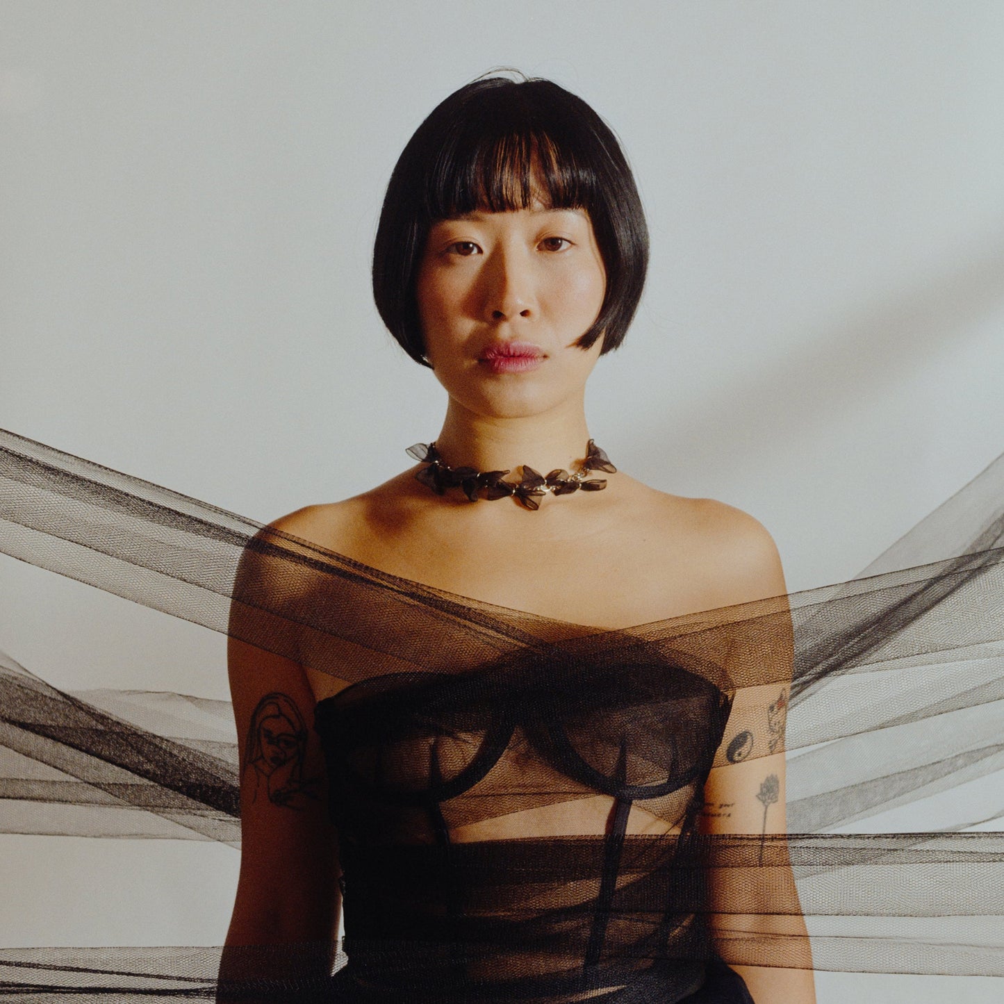 COLLIER AUX NOEUDS NOIRS