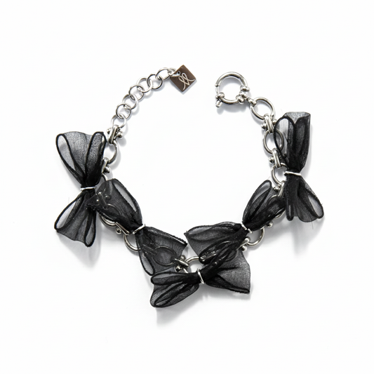 BRACELET AUX NOEUDS NOIRS
